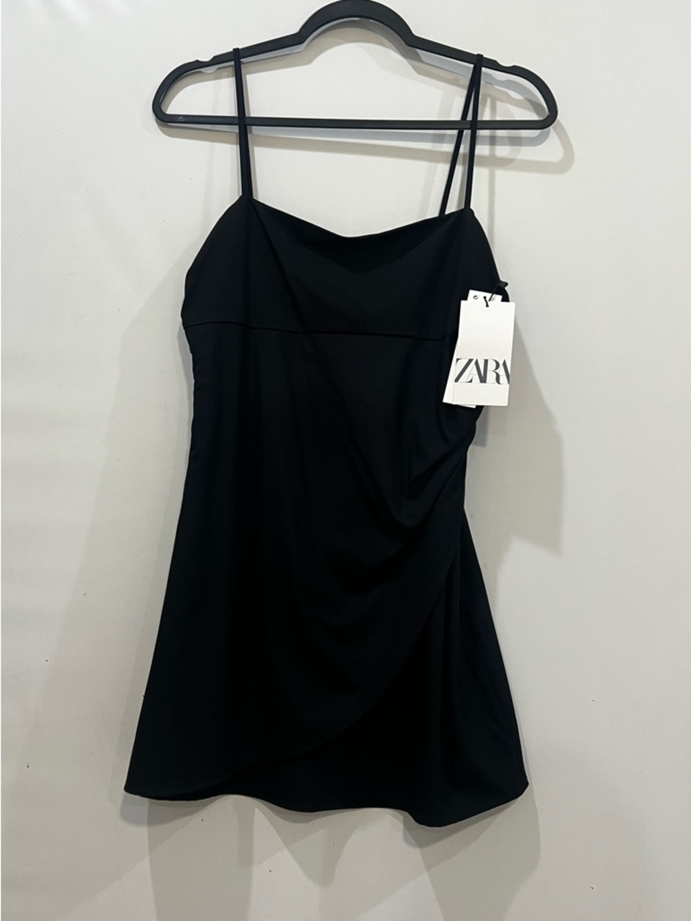 Zara Dress Womens Small Black Mini Fairy Grunge Babydoll Whimsigoth Preppy Party